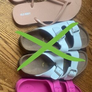 Pink & nude Sandals